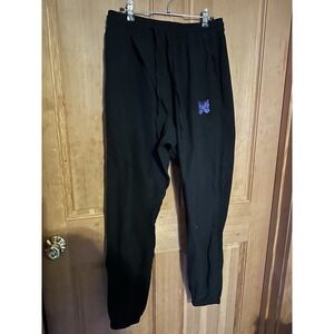 Needles Pajama Pants black 100% Cotton Size S